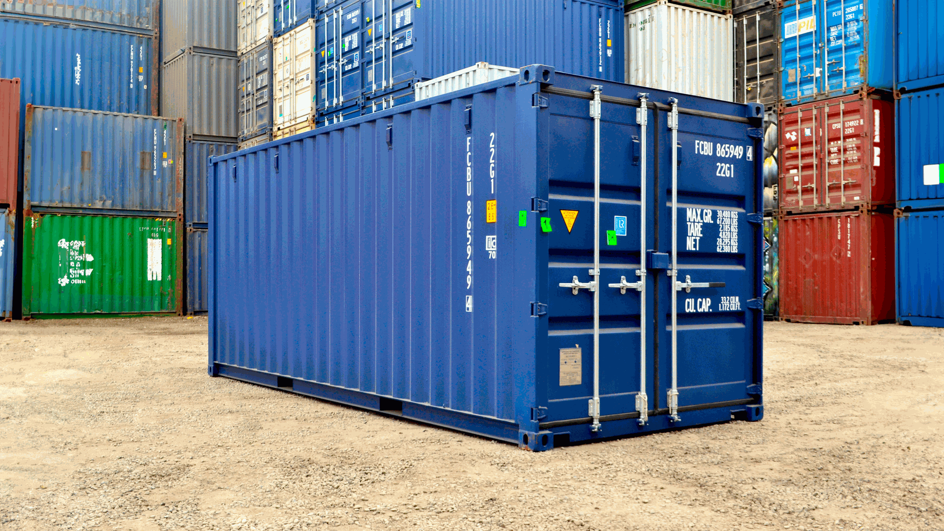 Exterior — used 20FT container